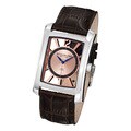 Stuhrling Original Men's Gatsby Skeleton Quartz Leather Strap Watch