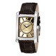 Stuhrling Original Men's Gatsby Skeleton Quartz Leather Strap Watch