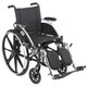 Viper Wheelchair with Flip-back Desk Arms Front Riggings and Adjustable Back Height