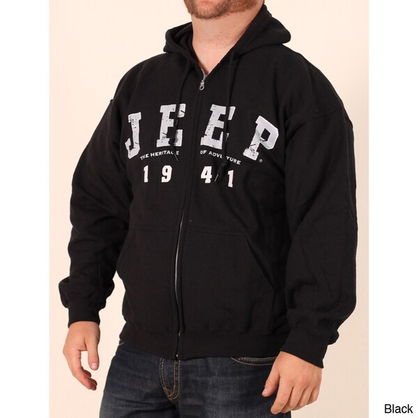 Mens hooded sweatshirt jeep #5