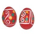 Set of 2 Pairs of Pink Hand Painted Wooden Egg Shakers (Indonesia)