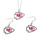 Kansas City Chiefs Necklace and Dangle Earings Charm Set