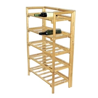 Bamboo Folding Wine Rack (Vietnam)