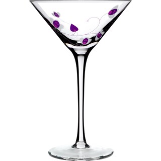 Social Ave by Luigi Bormioli Purple UR Vino 8-ounce Martini Glasses (Set of 2)