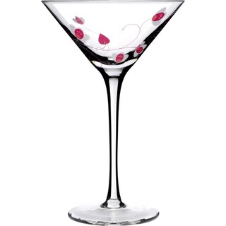 Social Ave by Luigi Bormioli Pink UR Vino 8-ounce Martini Glasses (Set of 2)