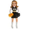 Bleacher Creatures Green Bay Packers Plush Cheerleader Doll