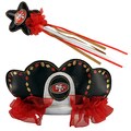 Bleacher Creatures San Francisco 49ers Tiara Wand Set