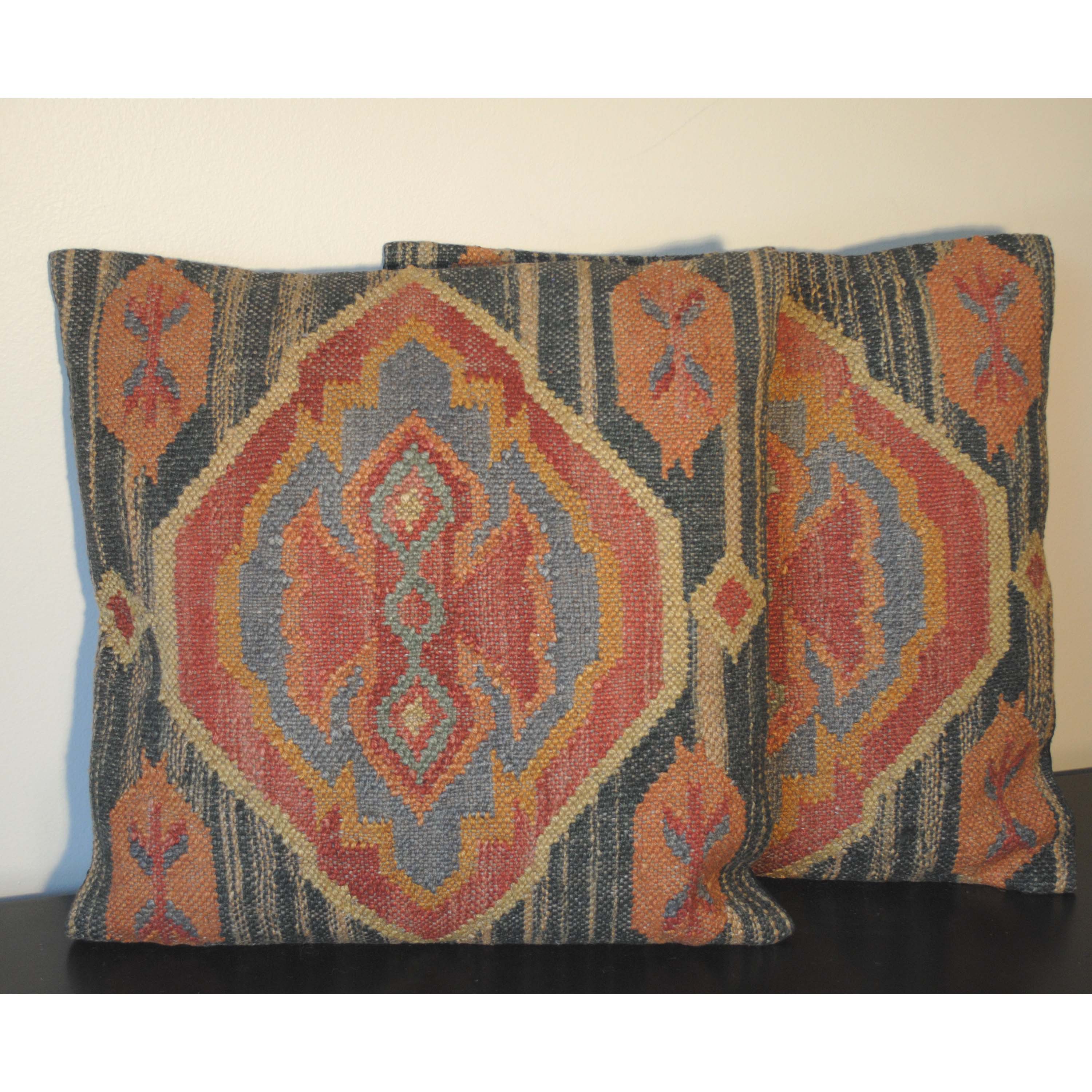 See Reviews Tribal Indo Kilim Pillows (Set of Two)