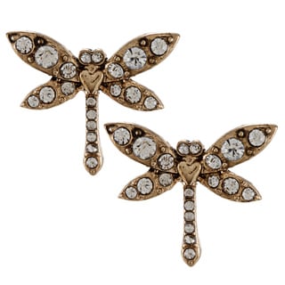 Betsey Johnson Dragonfly Stud Earrings
