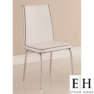 ETHAN HOME Matilda White Retro Modern Dining Chair (Set of 2)