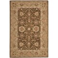 Safavieh Handmade Anatolia Brown/ Sage-Grey Hand-spun Wool Rug