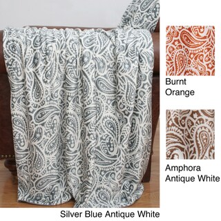 Echo Paisley Microplush Throw
