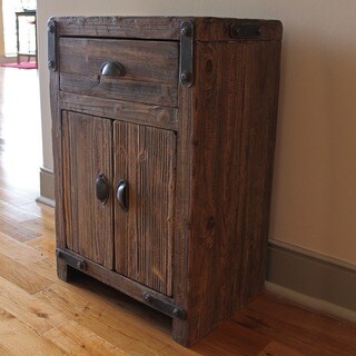 Rustic Forge Two Door/ One Drawer Cabinet
