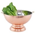 Old Dutch Solid Copper Footed Colander/ Centerpiece