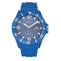Tekday Men's Blue Plastic Sport Watch