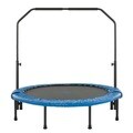Upper Bounce 48-inch Mini Indoor/ Outdoor Foldable Trampoline with Handrail