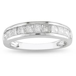 14k White Gold 1ct TDW Diamond Anniversary Ring (H-I, I2-I3)