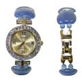 Women's Artisan Handicrafts 'Atlantis Sky' Cat's Eye Watch (China)