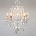 Regent 5-light White Iron Chandelier