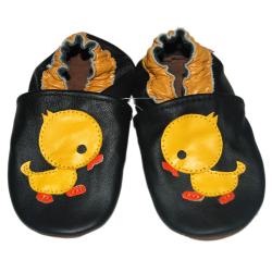Baby Pie Yellow Duck Leather Infant Shoes