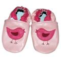 Baby Pie Pink Bird Leather Infant Shoes