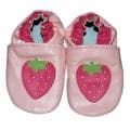 Baby Pie Pink Strawberry Leather Infant Shoes