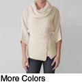 Adi Designs Junior's Cable Knit Turtleneck Sweater
