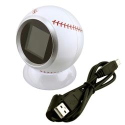 White Baseball Digital Photo Viewer 