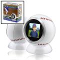 White Baseball Digital Photo Viewer