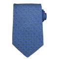 Versace Men's Greek Key w/ Pumpkin Stripes Silk Tie