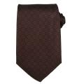 Versace Men's Circle and Diamond Patterned Silk Tie