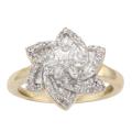 14k Yellow Gold 3/8ct TDW Diamond Fashion Ring (I-J, I2-I3)