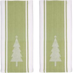 Jacquard Holiday Tree Tea Towel (Set of 2)