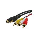 audio audio Genie free information 6-feet S-video/ 3.5mm Audio to 3 RCA Composite Cable