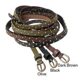 Hailey Jeans Co. Junior's Studded Double-wrap Belt