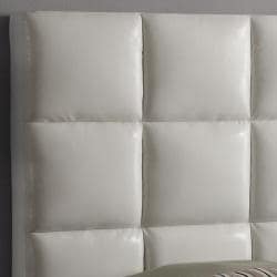 Sarajevo Soft White Tufted Upholstered King Bed