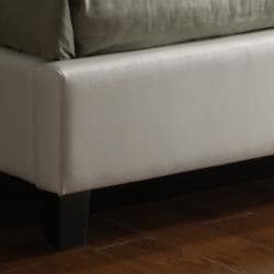 Sarajevo Soft White Tufted Upholstered King Bed