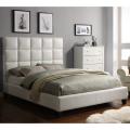 Sarajevo Soft White Tufted Upholstered Full Bed