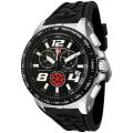 Swiss Legend Men's Sprint Racer Black Rubber Chronograph Watch