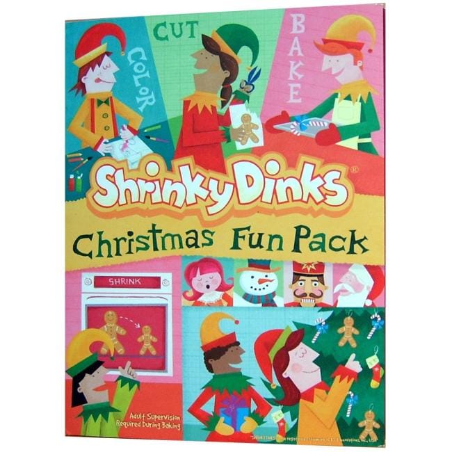 Joobli Christmas Shrinky Dinks Shrink Wrap Art Set