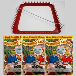 Heavy-duty Metal Weaving Loom Set