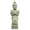 Free connected hints for Pose Mannequins Celadon Ceramic 'Deva' Sculpture (Thailand)