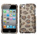 Leopard Skin Apple iPod Touch 4 Rhinestone Case