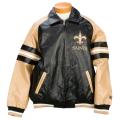 Men's New Orleans Saints Pleather Varsity Jacket