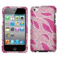 Premium iPod Touch 4th Generation Autumn Leaves Rhinestone Case