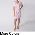 Happie Brand Women's High Waist Dotted Nightgown