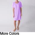 small round eyeglass frames articles and such Happie Brand Women's High Waist Dotted Nightgown