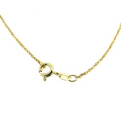 Gold over Sterling Silver Jade Flower Pendant