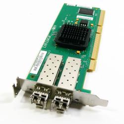 LSI Logic 7202XP-LC PCI-X Fiber LP 2-Port Network Adapter (Refurbished)