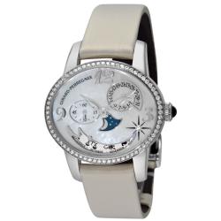 Girard-Perregaux Women's 'Cat's Eye Zodiac Calendar' White Gold Diamond Watch